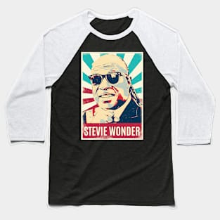 Vintage Retro Stevie Wonder Baseball T-Shirt